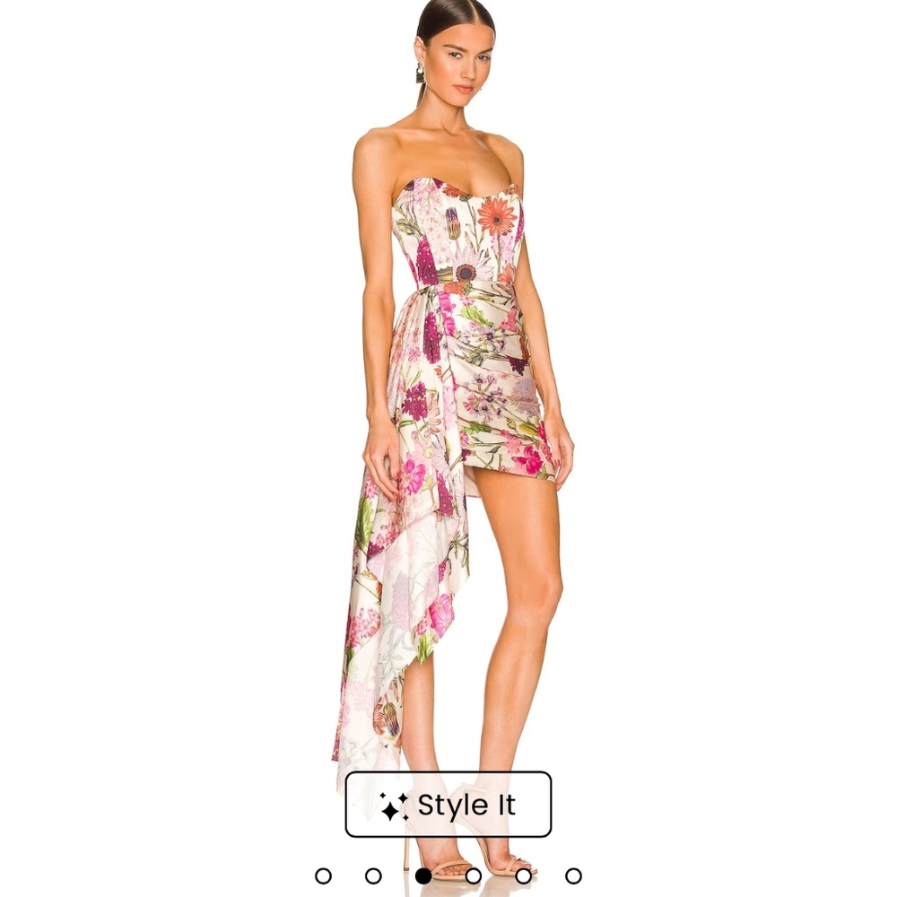 Chasing Dawn Gown in Pink Daisy Katie May
